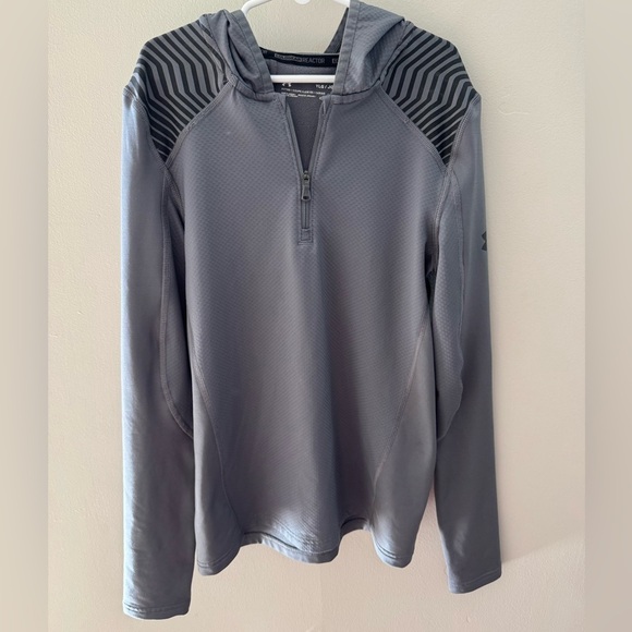 Under Armour Youth Cold Gear Reactor Long Sleeve 1/4 zip Size Large - Picture 1 of 5